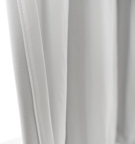 Thermal Insulated Blackout Window Curtains, Boho Ruffle Window Treatments with 3 Rows of Butterfly Flowers, Rustic Rod Pocket Drapes, 2 Panels (White, 52" W x 84" L) in Saudi Arabia