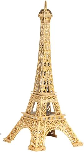 Eiffel Tower Model, Alloy Replica - Realistic Detailed Decor for Home, Office, Cakes, Parties - France Souvenir & Gift for Birthdays, Anniversaries(Gold,Size:13cm/5.1inch) in Saudi Arabia