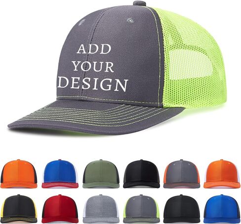 Custom Hat Bulk Personalized Baseball Cap for Men Women Design Your Own Logo Customized Trucker Hat in Kuwait