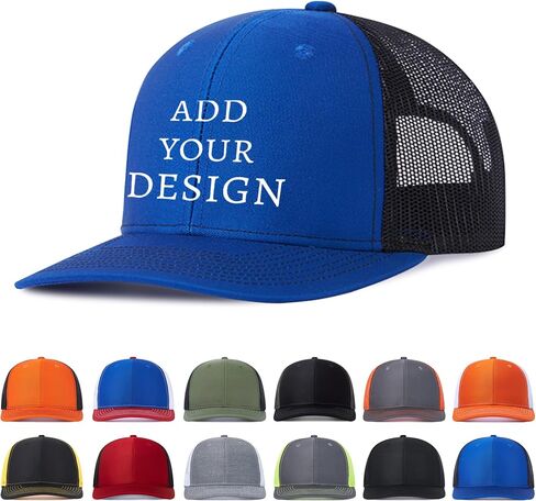 Custom Hat Bulk Personalized Baseball Cap for Men Women Design Your Own Logo Customized Trucker Hat in Kuwait