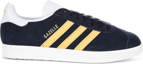 adidas Gazelle 3 Stripes Classic 90S Sneakers (Navy Yellow, US 6.5Men/7.5Women) in Kuwait