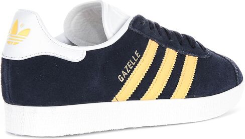 adidas Gazelle 3 Stripes Classic 90S Sneakers (Navy Yellow, US 6.5Men/7.5Women) in Kuwait