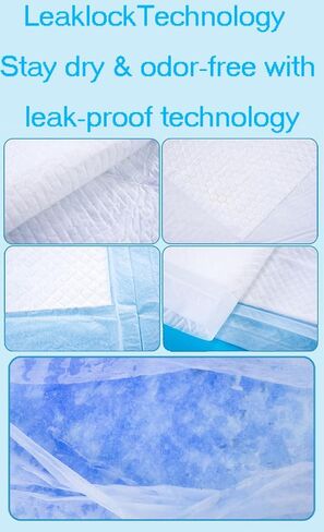 MAX Adult Disposable Bed Pads 3XL ( 32" x 36 ) 10 Pads, Adult Care Pad, Elderly Urine Pad, Disposable Urine Isolation Pad, Adult Diaper Pad, Thickened ﻿ in Saudi Arabia