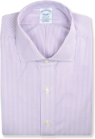 Brooks Brothers Mens Regent Fit Supima Cotton Blend Spread Collar Dress Shirt, in Kuwait