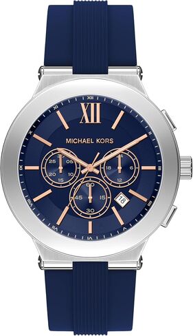 Michael Kors Men's Billie Chronograph Blue Silicone Watch (Model: MK9254) in Saudi Arabia