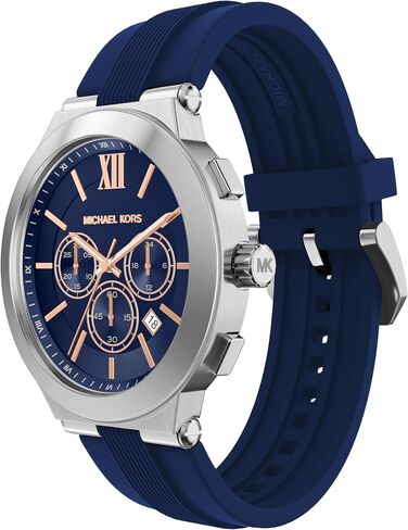 Michael Kors Men's Billie Chronograph Blue Silicone Watch (Model: MK9254) in Saudi Arabia