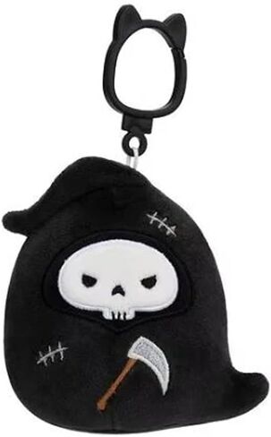 Squishmallows Official Otto Grim Reaper 3.5 Inch Mini Keychain Bag Clip Accessory in Kuwait