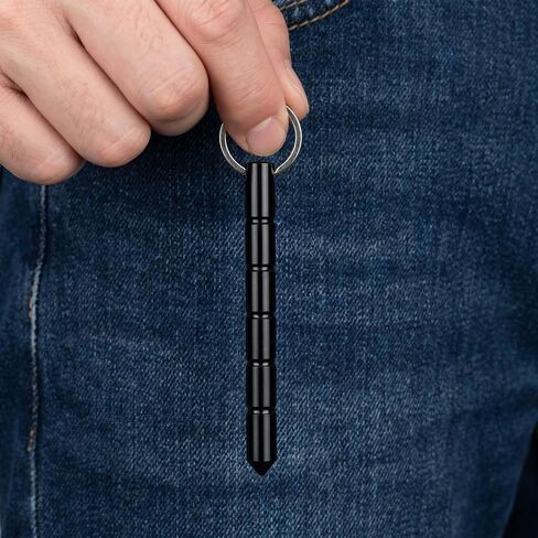 4PCS Metal Keychain Accessory Set, Portable Keychain Tool with Metal Key Ring, Lightweight Everyday Carry Keychain for Keys, Bags and Daily Accessories, 4 Colors in Saudi Arabia