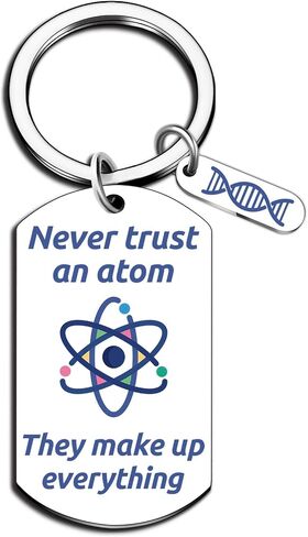 Chemistry Gifts for Men Science Gifts for Adults Teens Chemistry Teacher Gift for Women Physics Neuroscience Laboratory Chemical Engineering Gift Chemist Scientist Science Keychain in Saudi Arabia