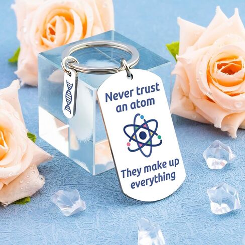 Chemistry Gifts for Men Science Gifts for Adults Teens Chemistry Teacher Gift for Women Physics Neuroscience Laboratory Chemical Engineering Gift Chemist Scientist Science Keychain in Saudi Arabia