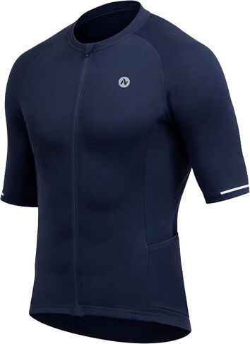 Nepest Men's Cycling Jersey Short Sleeve Full Zip UPF50+ Road Bike Biking Shirts for Men with 6 Pockets Moisture Wicking in Saudi Arabia