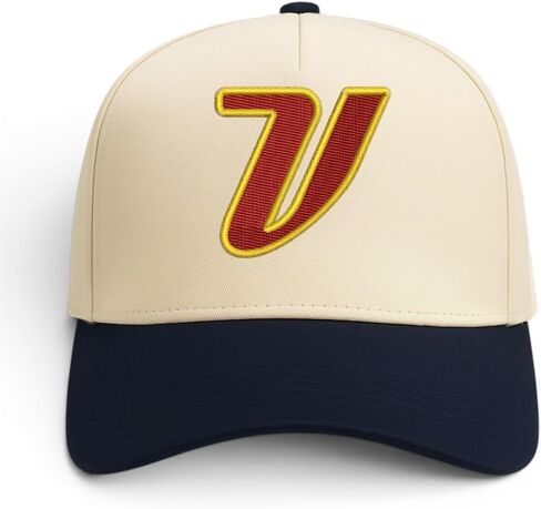 Trendy Apparel Shop Venezuela Embroidered 5 Panel Two Tone Vintage Ball Cap in Kuwait