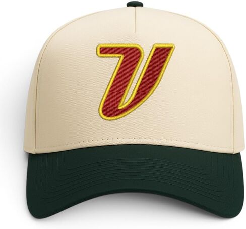 Trendy Apparel Shop Venezuela Embroidered 5 Panel Two Tone Vintage Ball Cap in Kuwait