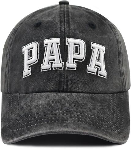 Funny Embroidered Dad Hat for Men, Adjustble Cotton Fathers Day Birthday Papa Gifts Baseball Cap in Saudi Arabia