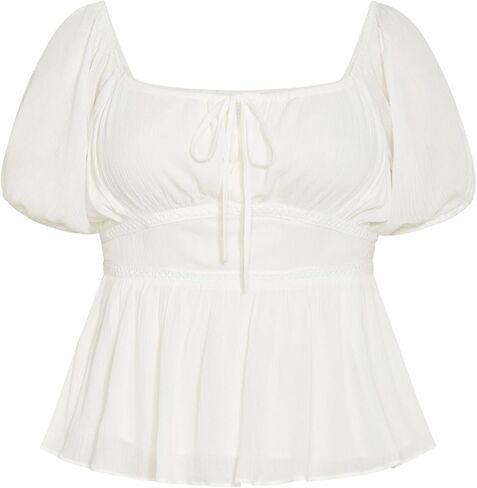 City Chic Women's Plus Size Top - Ebony in Kuwait
