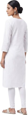تونيك كورتي نسائي من القطن الخالص من ladyline، كورتا مطرزة من Chikankari in Kuwait