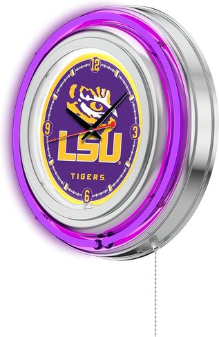 Holland Bar Stool NCAA Unisex-Adult Double Neon Ring, 15" Dia. Logo Clock in Saudi Arabia