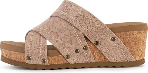 Cork Wedge Sandal Alice by Yellow Box in Saudi Arabia