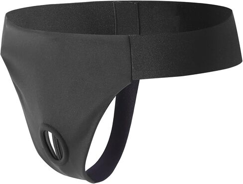 Strap On Thong Underwear Harness with O-Ring, Breathable Boxer Brief Panties, Black (US, Alpha, XX-Large, Black) in Saudi Arabia