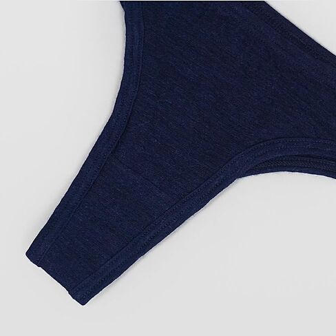 Arms of Andes Women's Alpaca Wool Thong: 160 Ultralight Black XS in Saudi Arabia