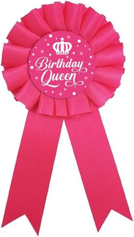 Birthday Queen Badge Pin Happy Birthday Brooch Pin Queen Princess Crown Brooch for Women Celebration Party Decorations in Saudi Arabia
