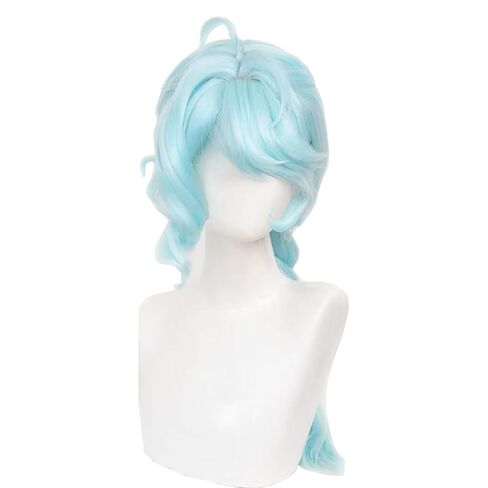 Long Straight Blonde Yellow Wig with Ponytail Anime Cosplay Wigs Heat Resistant Synthetic Hair Replacement Wigs + free cap for Adult Women Cos Anime Game Party Halloween Christmas Costume Comic in Saudi Arabia