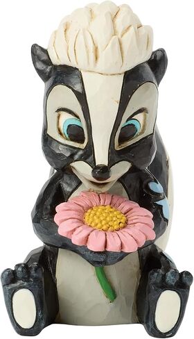 Enesco Disney Traditions من Jim Shore Bambi Flower The Skunk Miniature تمثال، 3.15 بوصة، متعدد الألوان in Kuwait