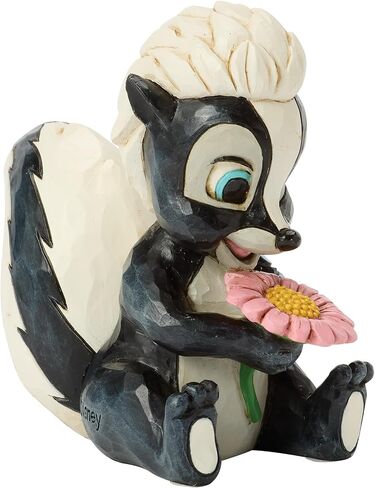 Enesco Disney Traditions من Jim Shore Bambi Flower The Skunk Miniature تمثال، 3.15 بوصة، متعدد الألوان in Kuwait