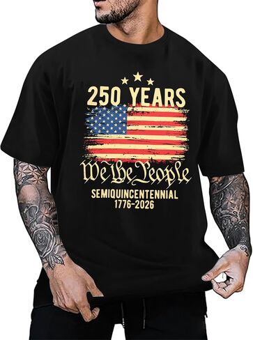 Patriotic 1776 USA Shirt Men: 250 Anniversary USA Shirt 4th of July American Flag T-Shirt America Bigfoot Merica Tees in Saudi Arabia