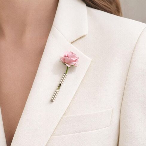 A Kind Brooch Wearable Flower Vase Holder Brooch Insert Floral Brooches for Women Men DIY Branch Shaped Flower Pin Unique Floral Pin Mothers Day Party Jewelry Gifts in Kuwait