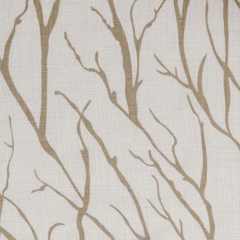 Exclusive Home Oakdale Light Filtering Semi-Sheer Textured Linen Grommet Top Curtain Panel Pair, 54"x84", Taupe, 2 Piece in Saudi Arabia
