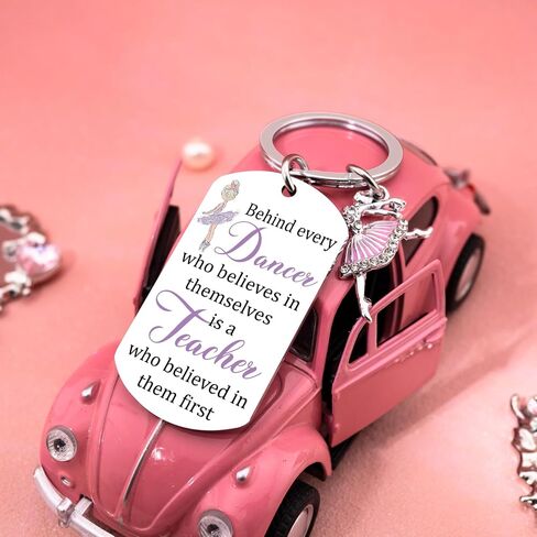 Dance Teacher Gifts for Women Dance Keychain Ballet Teacher Gifts Birthday Gift for Dance Teachers Dancer Instructor Gift Thank You Keychain for Dancers Teachers in Saudi Arabia