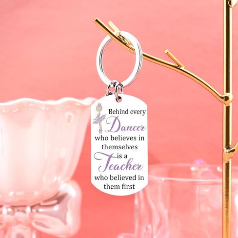 Dance Teacher Gifts for Women Dance Keychain Ballet Teacher Gifts Birthday Gift for Dance Teachers Dancer Instructor Gift Thank You Keychain for Dancers Teachers in Saudi Arabia