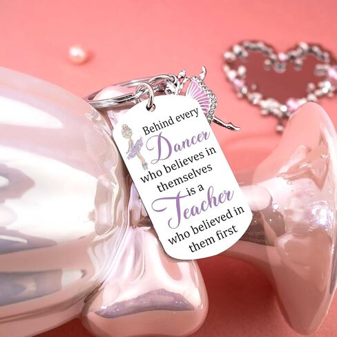 Dance Teacher Gifts for Women Dance Keychain Ballet Teacher Gifts Birthday Gift for Dance Teachers Dancer Instructor Gift Thank You Keychain for Dancers Teachers in Saudi Arabia
