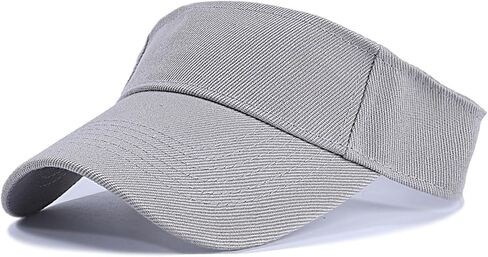 3-Pack Adjustable Sports Visor Hats for Men Women - UV Protection Sun Visors with Breathable Band for Running, Golf, Tennis, Hiking (White/Black/Gray) in Saudi Arabia