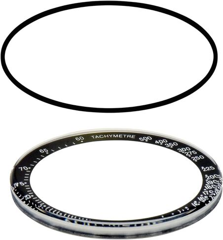 Ewatchparts CRYSTAL متوافقة مع OMEGA SPEEDMASTER MARK II TACHMETRE CASE 145.014/145.026 W/GASKET in Kuwait