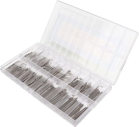 Pcs 1.2mm Thickness 20 Sizes Watch Band Spring Bars Stainless Steel Strap Link Pins for Watch Repair Professional Repair Tool Kit with Storage Case in Saudi Arabia