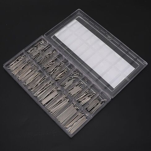 Pcs 1.2mm Thickness 20 Sizes Watch Band Spring Bars Stainless Steel Strap Link Pins for Watch Repair Professional Repair Tool Kit with Storage Case in Saudi Arabia