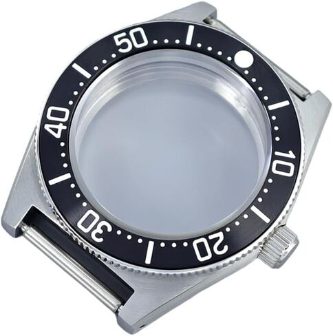 40.5mm 100M Waterproof Steel Watch case Sapphire Glass Watch Parts for Seiko NH34 NH35 NH36 NH38 Movement in Saudi Arabia
