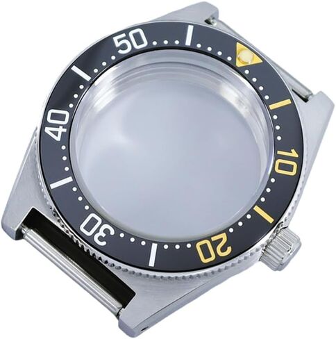 40.5 مللي متر 100 متر مقاوم للماء علبة ساعة من الفولاذ الياقوت ساعة زجاجية أجزاء لحركة Seiko NH34 NH35 NH36 NH38 in Kuwait