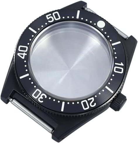 40.5 مللي متر 100 متر مقاوم للماء علبة ساعة من الفولاذ الياقوت ساعة زجاجية أجزاء لحركة Seiko NH34 NH35 NH36 NH38 in Kuwait