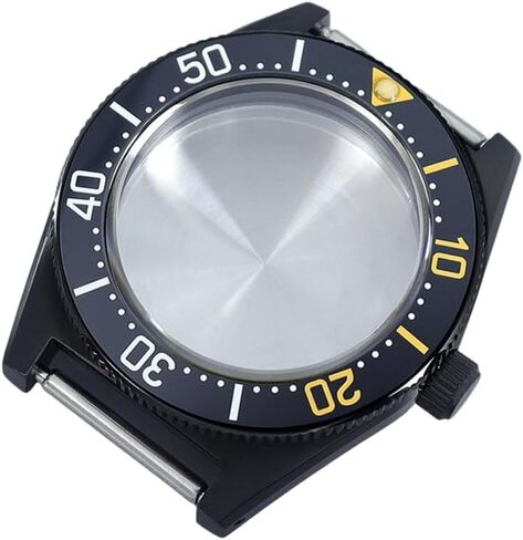 40.5 مللي متر 100 متر مقاوم للماء علبة ساعة من الفولاذ الياقوت ساعة زجاجية أجزاء لحركة Seiko NH34 NH35 NH36 NH38 in Kuwait