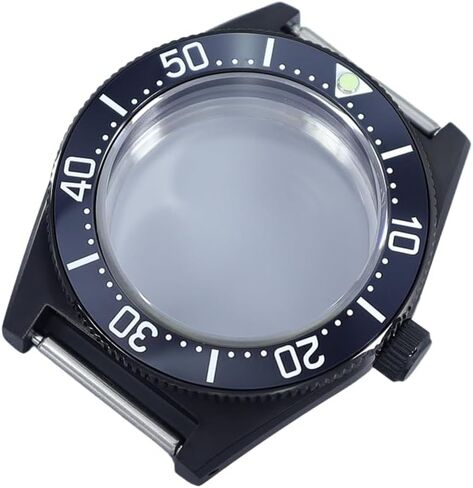 40.5 مللي متر 100 متر مقاوم للماء علبة ساعة من الفولاذ الياقوت ساعة زجاجية أجزاء لحركة Seiko NH34 NH35 NH36 NH38 in Kuwait
