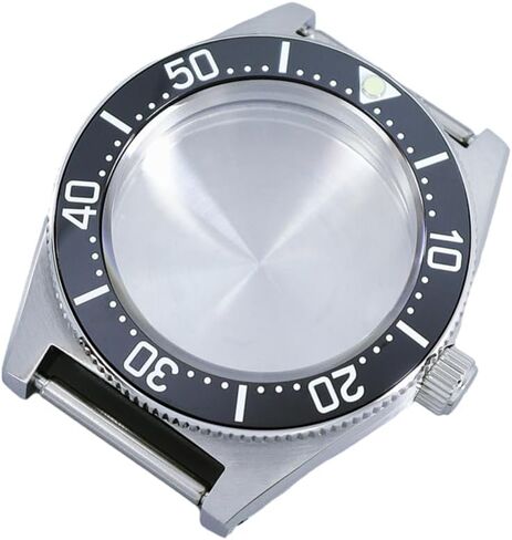 40.5 مللي متر 100 متر مقاوم للماء علبة ساعة من الفولاذ الياقوت ساعة زجاجية أجزاء لحركة Seiko NH34 NH35 NH36 NH38 in Kuwait