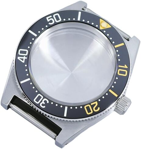 40.5 مللي متر 100 متر مقاوم للماء علبة ساعة من الفولاذ الياقوت ساعة زجاجية أجزاء لحركة Seiko NH34 NH35 NH36 NH38 in Kuwait