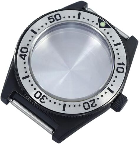 40.5 مللي متر 100 متر مقاوم للماء علبة ساعة من الفولاذ الياقوت ساعة زجاجية أجزاء لحركة Seiko NH34 NH35 NH36 NH38 in Kuwait