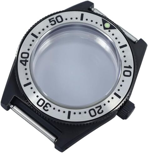 40.5 مللي متر 100 متر مقاوم للماء علبة ساعة من الفولاذ الياقوت ساعة زجاجية أجزاء لحركة Seiko NH34 NH35 NH36 NH38 in Kuwait
