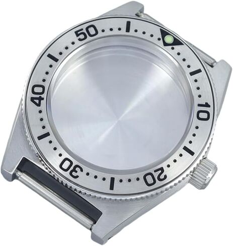 40.5 مللي متر 100 متر مقاوم للماء علبة ساعة من الفولاذ الياقوت ساعة زجاجية أجزاء لحركة Seiko NH34 NH35 NH36 NH38 in Kuwait