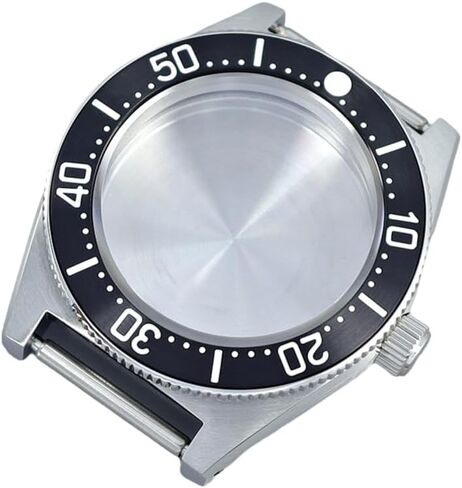 40.5 مللي متر 100 متر مقاوم للماء علبة ساعة من الفولاذ الياقوت ساعة زجاجية أجزاء لحركة Seiko NH34 NH35 NH36 NH38 in Kuwait