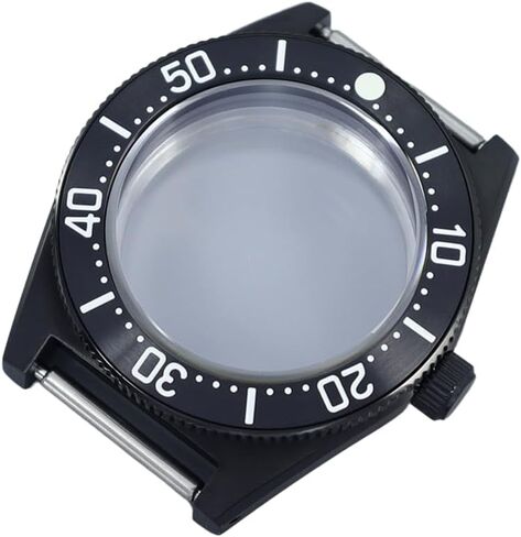 40.5 مللي متر 100 متر مقاوم للماء علبة ساعة من الفولاذ الياقوت ساعة زجاجية أجزاء لحركة Seiko NH34 NH35 NH36 NH38 in Kuwait